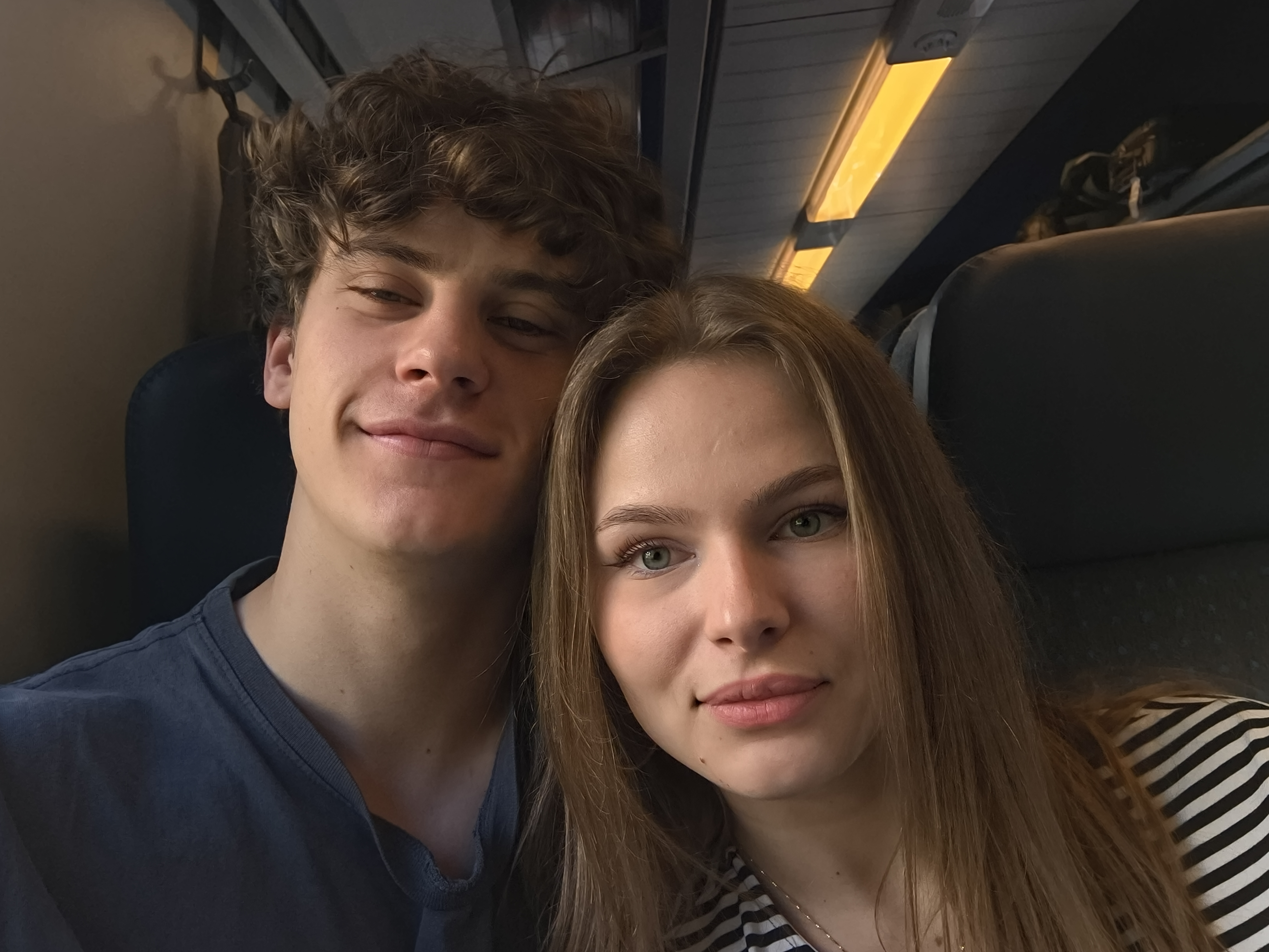 Matti and his girlfriend